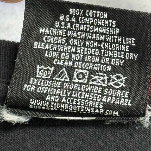 Vintage Bob Marley Zion Rootswear T Shirt Mens 1X Band Tee - Picture 4 of 8